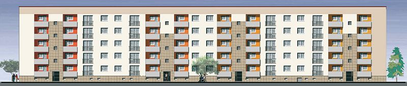 Creteil Habitat - Réhabilitations - batiment E FACADES def
