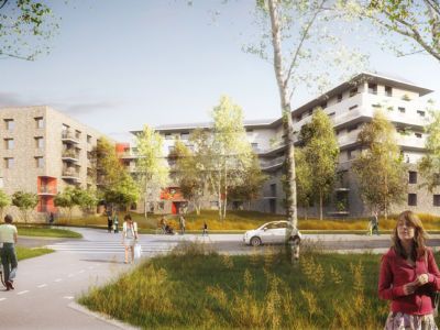 Creteil Habitat - Déménitroux : une toute nouvelle résidence de 65 logements pour Créteil - rue 0012 3456 light DEMENITROUX
