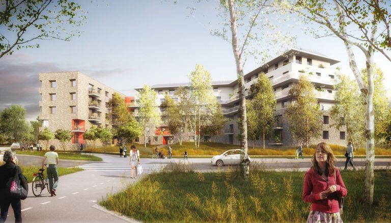 Creteil Habitat - Déménitroux : une toute nouvelle résidence de 65 logements pour Créteil - rue 0012 3456 light DEMENITROUX